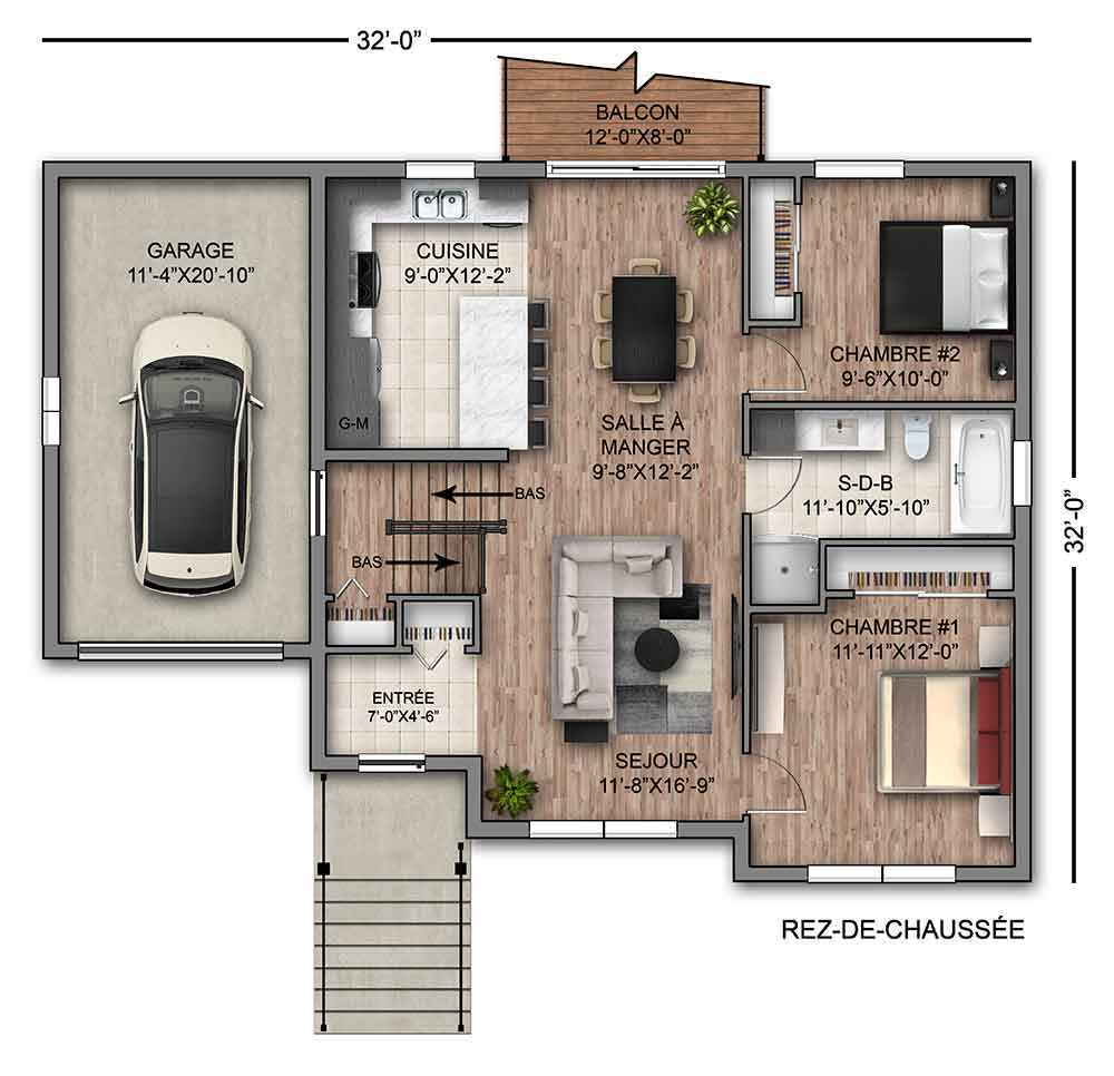 Planidec Construction - Modèle le Gabriel - plan